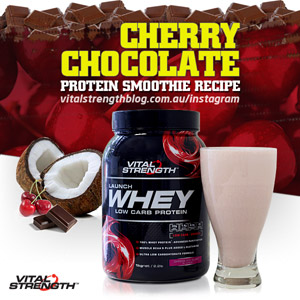 Cherry Chocolate Protein Shake Recipe
